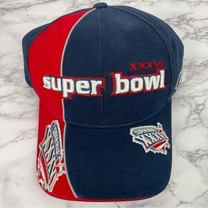 Reebok Vintage Super Bowl XXXVI 36 Hook and Loop Strap Hat Cap